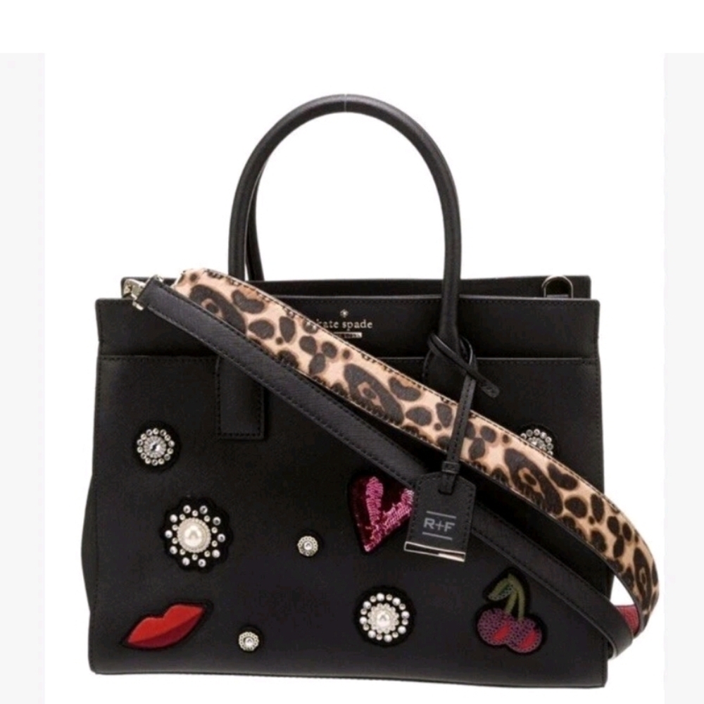 Kate Spade + Rodan & Fields Cameron Large Black Satchel - LIMITED EDITION